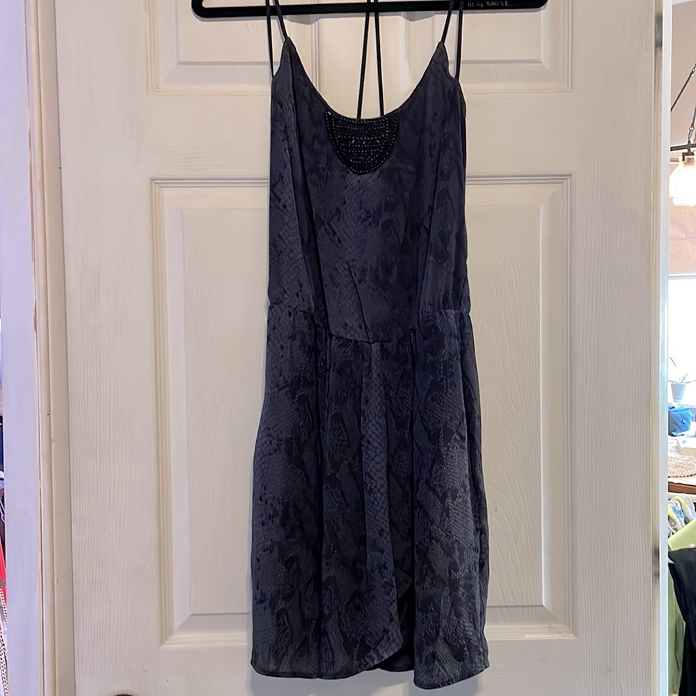 💙🖤Blue/black Embellished Mini Dress💙🖤